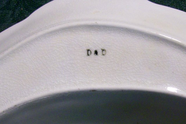 Dale & Davis Ceramic Bone Dish Prospect Hill Trenton New Jersey 1880-95