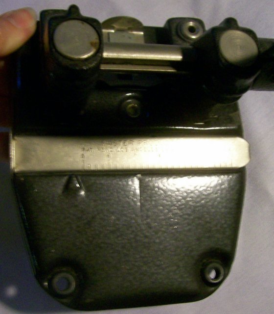 Steel Two-Post Office Paper Punch Master Products U.S.A. 1963+