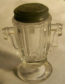 Riverside #76 Frosted Chick/Chicken Early American Pressed Glass Shaker