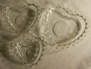 Imperial Candlewick Heart Dish Set of 3