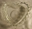 Imperial Candlewick Heart Dish Set of 3