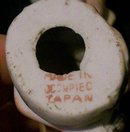 Occupied Japan Bisque Ceramic Figurine Pair Colonial Man & Woman 5