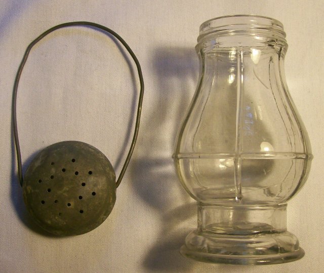 Skater's Lantern Candy Container: Late 1800's
