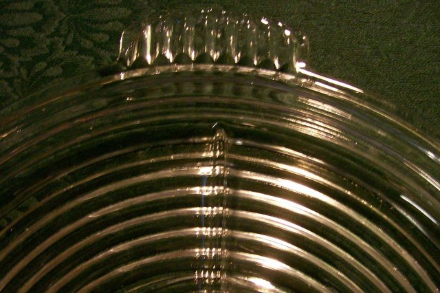 A. Hocking Manhattan Glass Relish Tray Clear 14