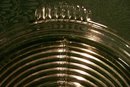 A. Hocking Manhattan Glass Relish Tray Clear 14
