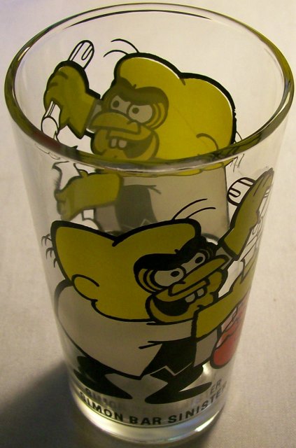 Pepsi/Leonardo TV Collector's Glass: Simon Bar Sinister
