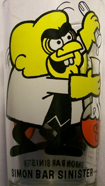 Pepsi/Leonardo TV Collector's Glass: Simon Bar Sinister