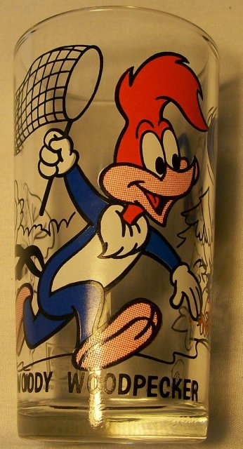 Pepsi/Walter Lantz Collector's Glass: Woody Woodpecker