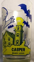Casper the Friendly Ghost Collector's Glass Pepsi/Harvey Cartoons 1970's