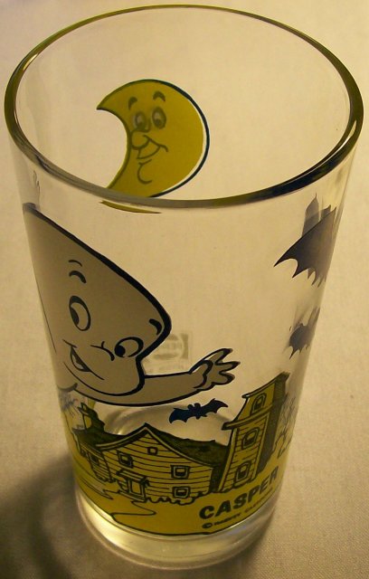 Casper the Friendly Ghost Collector's Glass Pepsi/Harvey Cartoons 1970's