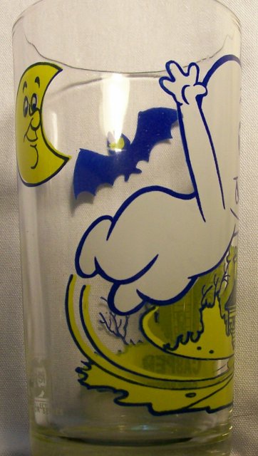 Casper the Friendly Ghost Collector's Glass Pepsi/Harvey Cartoons 1970's
