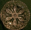 Brilliant Cut Glass Shallow Bowl