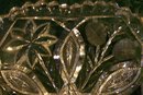 Brilliant Cut Glass Shallow Bowl