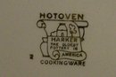 Harker Petit Point/Cross-Stitch Ceramic Pie Baker 1930's 9
