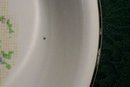 Harker Petit Point/Cross-Stitch Ceramic Pie Baker 1930's 9