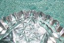Brilliant Cut Glass Ice Cream Plate