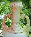 Austrian Porcelain Vase Grecian-Style 14.5