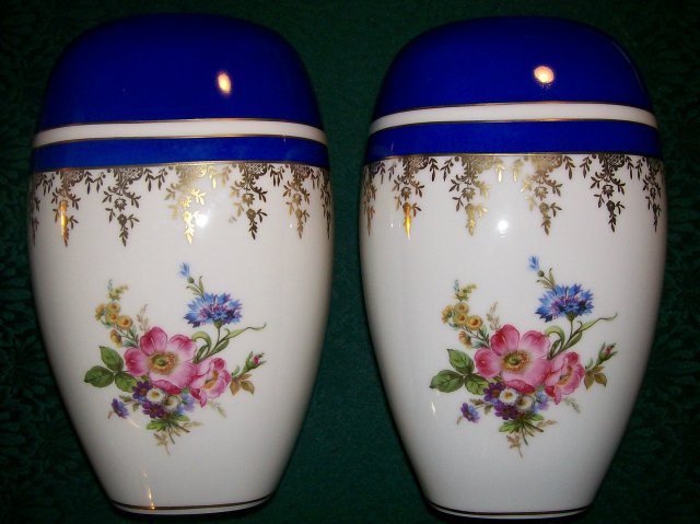 Rosenthal Dresden-Style Porcelain Vase Pair 9