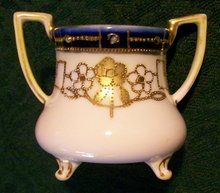 Noritake Nippon Gold-Encrusted Toothpick Holder
