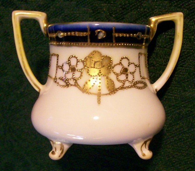 Noritake Nippon Gold-Encrusted Toothpick Holder