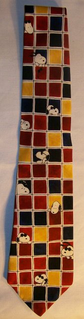 Peanuts/Snoopy/Joe Cool Silk Neck Tie