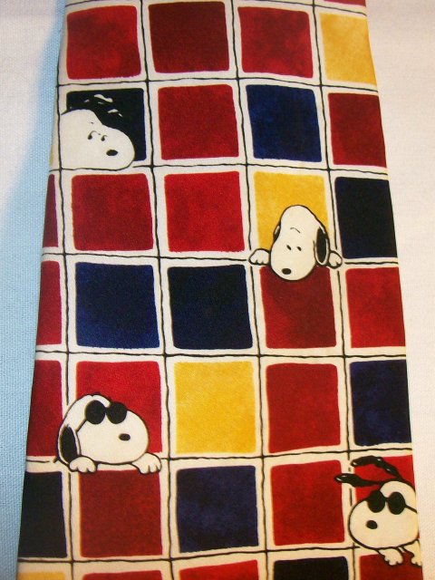 Peanuts/Snoopy/Joe Cool Silk Neck Tie