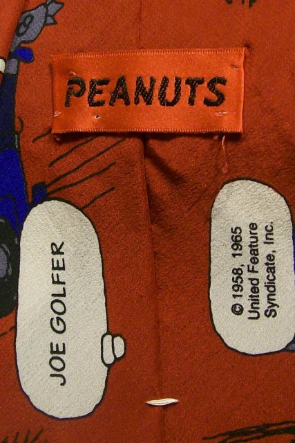 Peanuts/Snoopy Silk Neck Tie