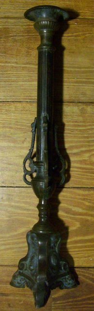 Bronze Altar Candlestick: 1800's