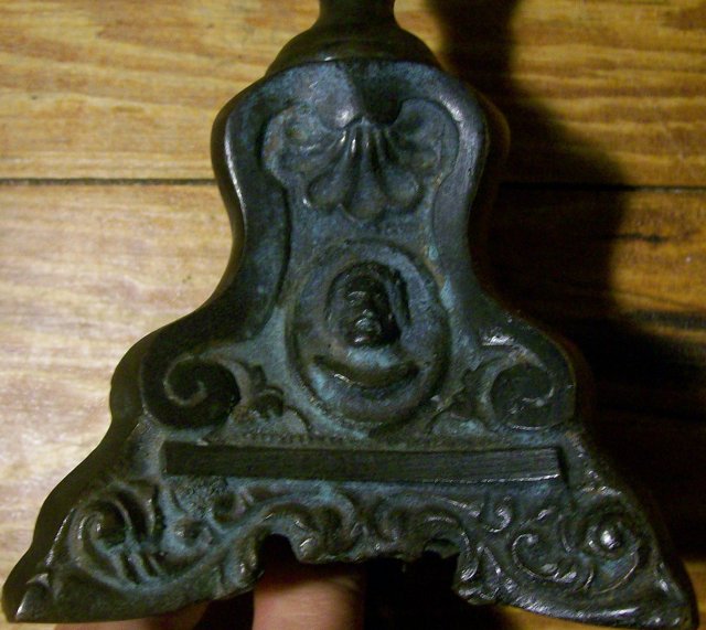 Bronze Altar Candlestick: 1800's