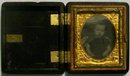 Ambrotype of Child in Union Case: 1/16th Plate