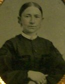 Tintype of Woman with Case: 1/9th Plate