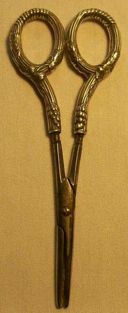 Gorham Sterling Grape Shears: Late 1800's