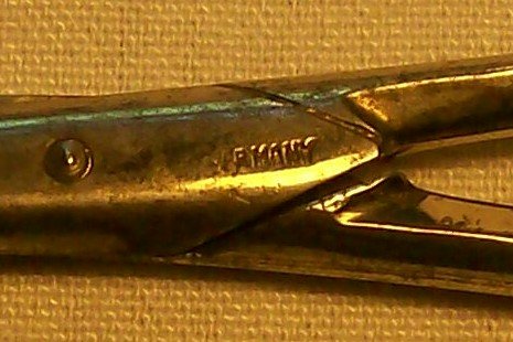 Gorham Sterling Grape Shears: Late 1800's