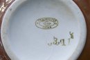 Fraunfelter China Teapot: Zanesville Ohio Brown Glaze Restaurant Ware
