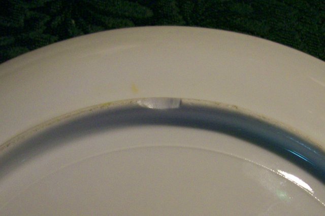 Weimar Bavarian Hand Painted Ceramic Plate White Flowers on Peach 8.5