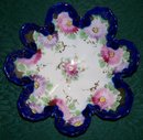 Nippon Bowl: Cobalt & Gold with Flowers