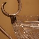 A BIG ARTDECO CRYSTAL VASE. LATVIA. Studija A/S L. Rosenthal