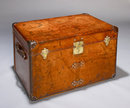 Louis Vuitton Vintage Leather Trunk, circa 1905.