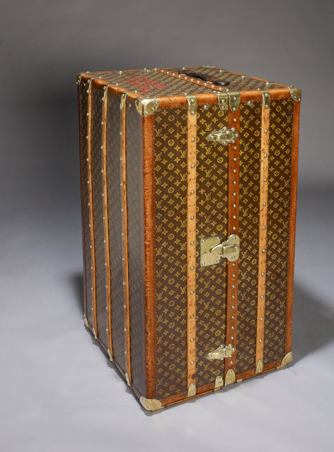 Vintage Louis Vuitton Wardrobe Trunk, circa 1920.