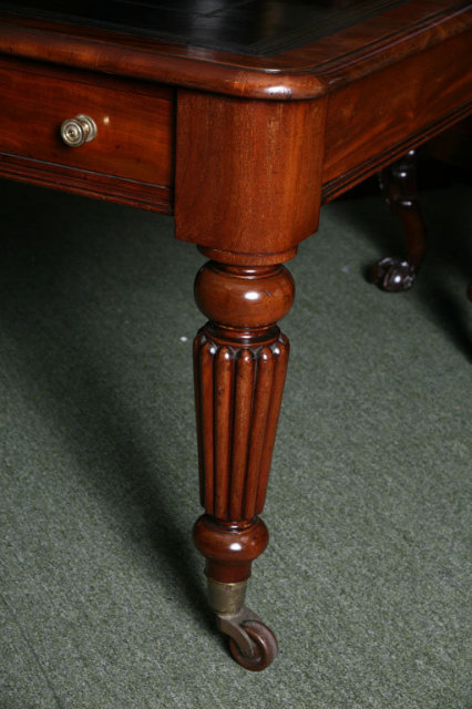 An English Period Writing Table in Mahogany