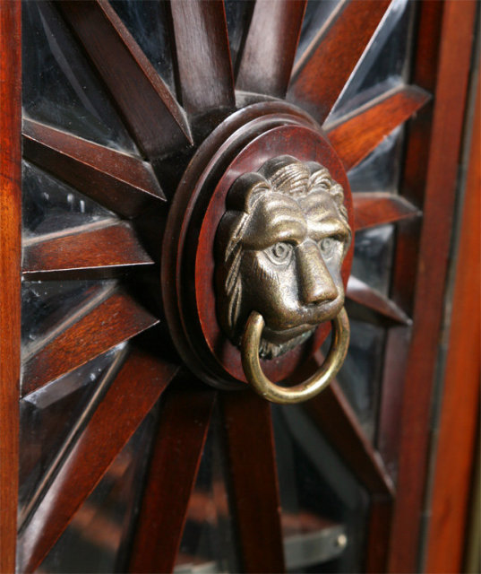 An Exceptional Corner Dislay Cabinet