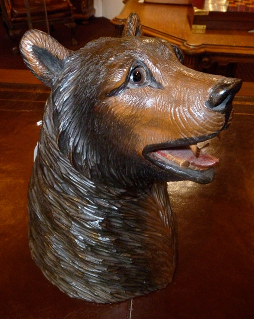 Black Forest Bear Tobacco Jar, circa 1900.