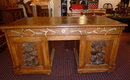 Horn and Antler Desk, circa 1890.