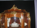 An Important 19th C French Kingwood Vitrine in the manner of Vernis Martin.