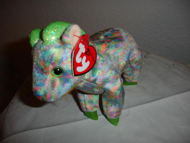 Ty Beanie Baby Goat Zodiac