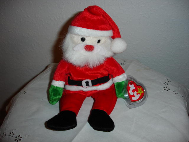 Ty Beanie Baby Christmas Santa