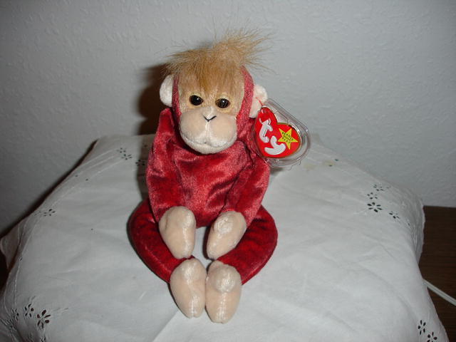Ty Beanie Baby Monkey