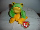 Ty Beanie Baby Frog