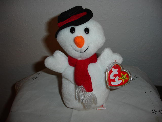 Ty Beanie Baby Christmas Snowman