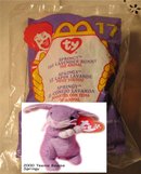 Ty Teanie Beanie Springy the Lavender Bunny